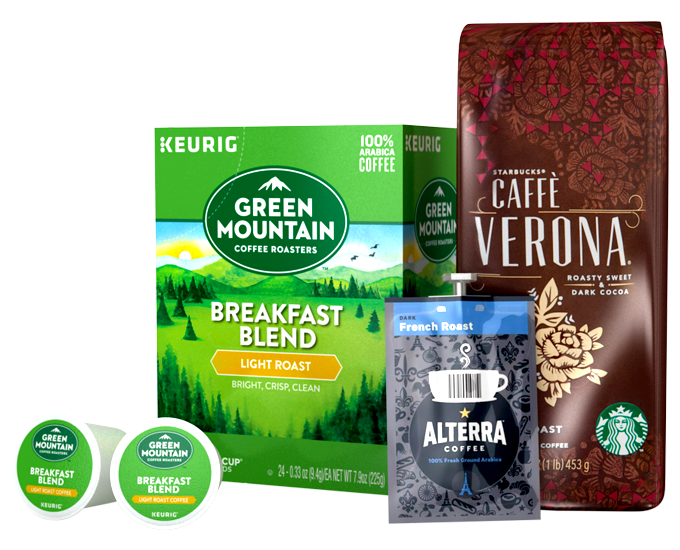 Starbucks, Keurig Green Mountain and Folgers coffee products supplier